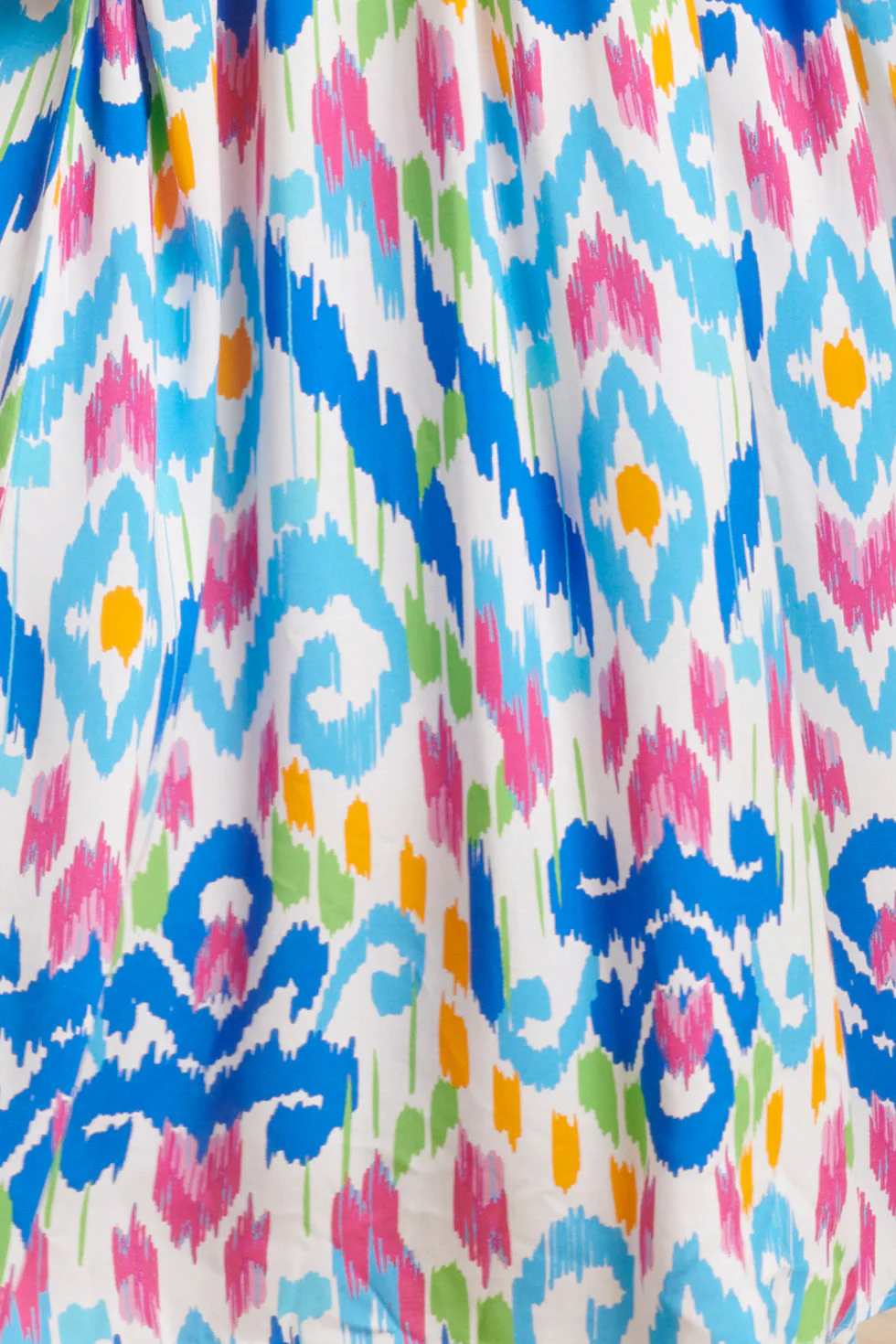 24049 Zomer Maxi Jurk Met Knopen | White - Muticolour - Image 8