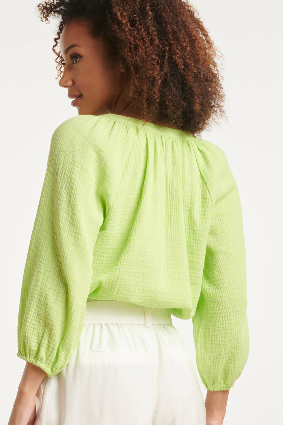 24092 Luchtige Toplime  Tetra | Lime - Image 5