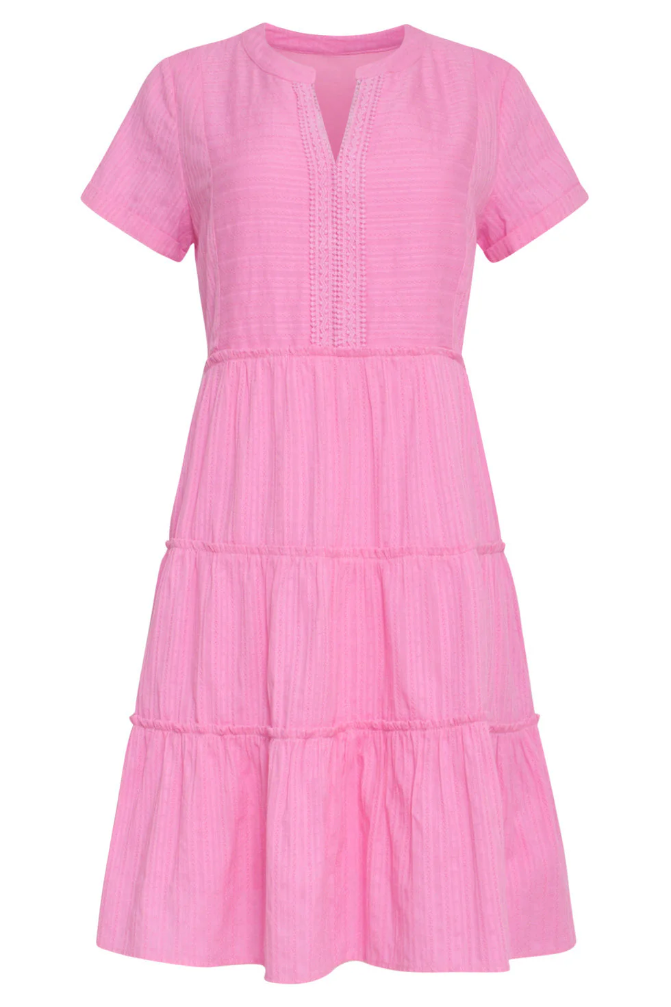 24105 Zomerjurkheldere Licht Tint Met Kantdetails | Pink - Image 2