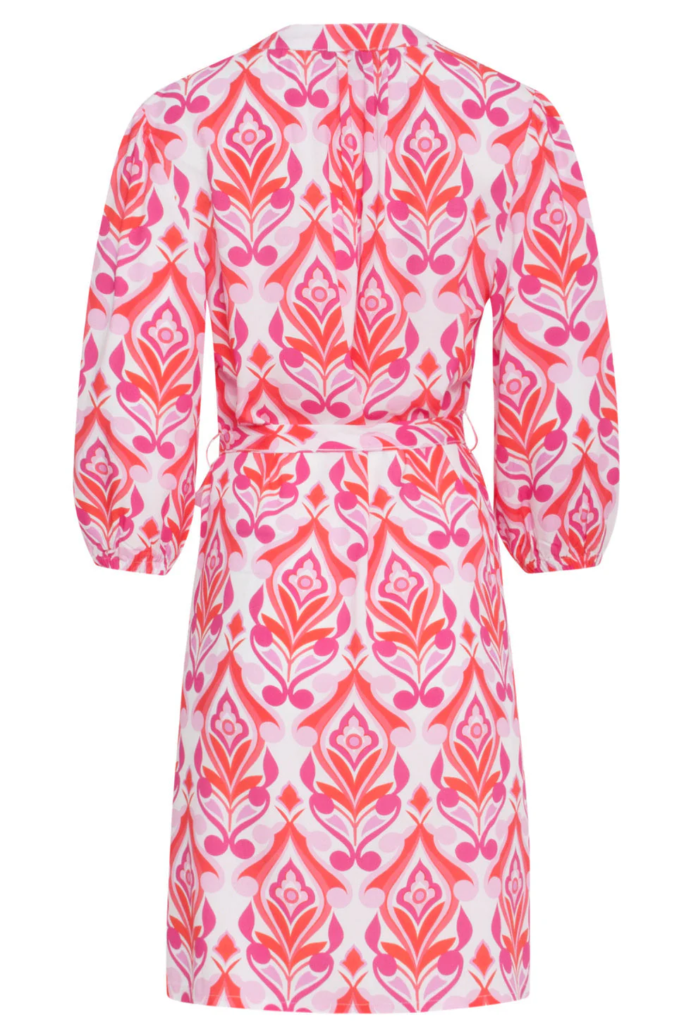 24159 Zomerjurk Met Ornamentprintverschillende Tinten | White - Muticolour - Image 7